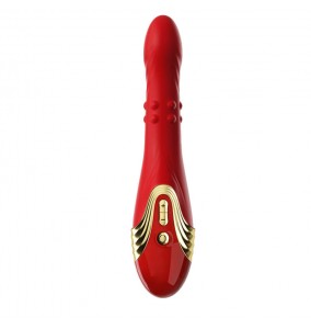 MizzZee - Red Dance Warriors Thrusting Beads Vibrator (Smart APP Model - Chargeable)